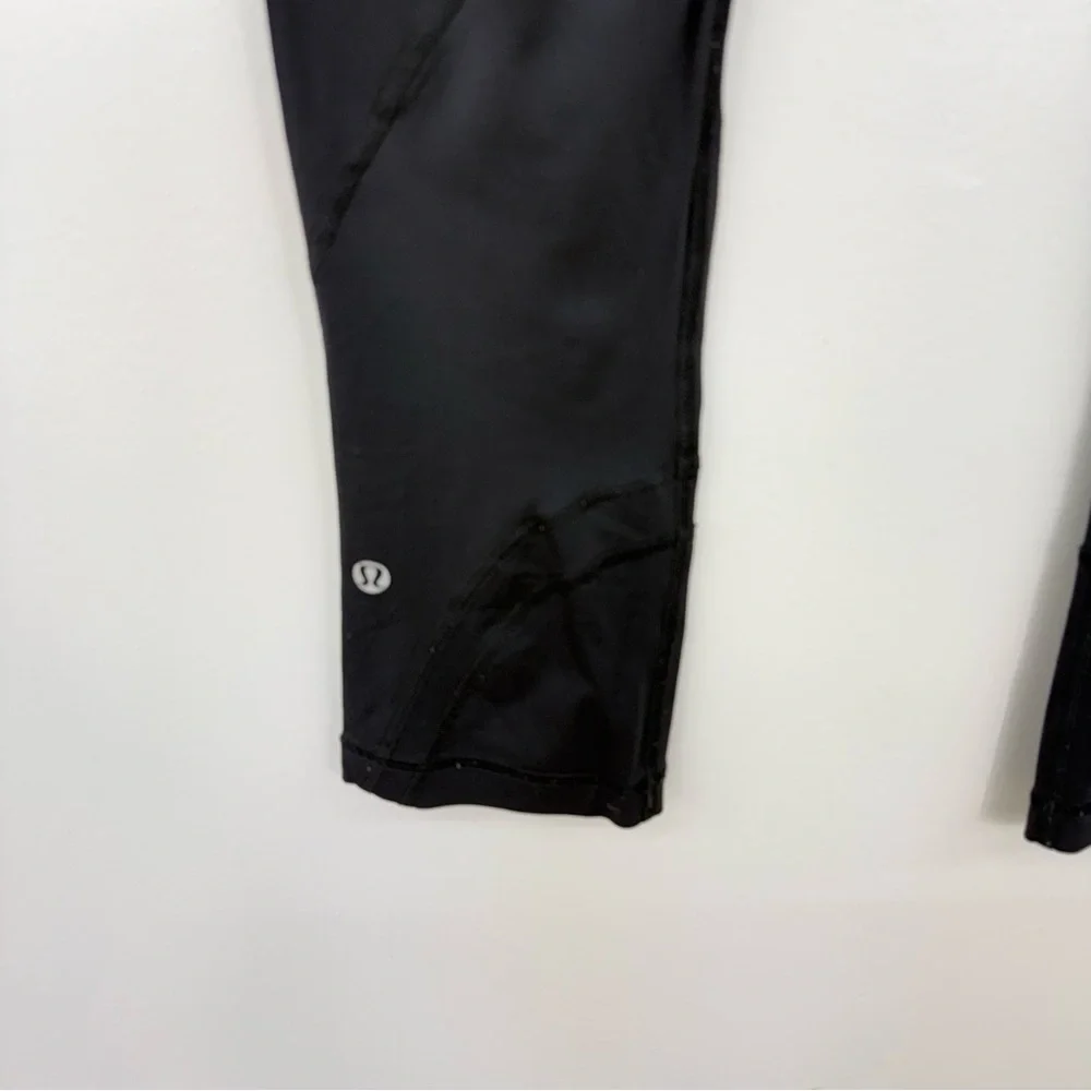 Lululemon Athletica Cropped Black Leggings A4